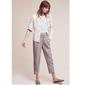 Anthropologie Hei Hei  linen joggers